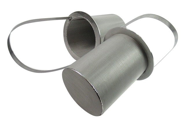 Stainless steel sintered basket filter